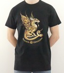 T-Shirt Dragon Mtallique